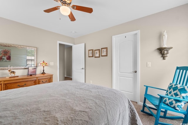 569 Ramblewood Cir, Little River, SC 29566 - bedroom with carpet floors and a ceiling fan