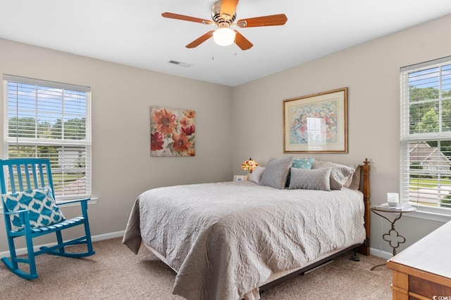 569 Ramblewood Cir, Little River, SC 29566 - carpeted bedroom with baseboards and ceiling fan