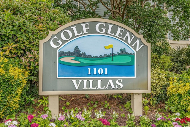 1101 Possum Trot Rd Unit A301, North Myrtle Beach, SC 29582 - view of community / neighborhood sign