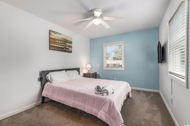 1005 28th Ave S, North Myrtle Beach, SC 29582 - bedroom featuring carpet floors and ceiling fan