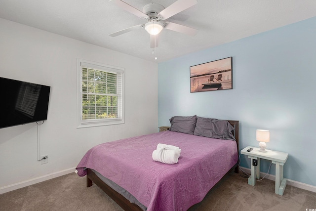 1005 28th Ave S, North Myrtle Beach, SC 29582 - carpeted bedroom with baseboards and ceiling fan