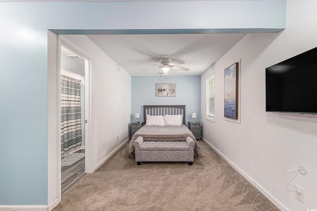1005 28th Ave S, North Myrtle Beach, SC 29582 - bedroom featuring carpet and ceiling fan