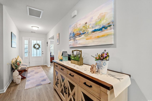 3909 On Deck Cir, Little River, SC 29566 - entryway with light wood-type flooring and baseboards