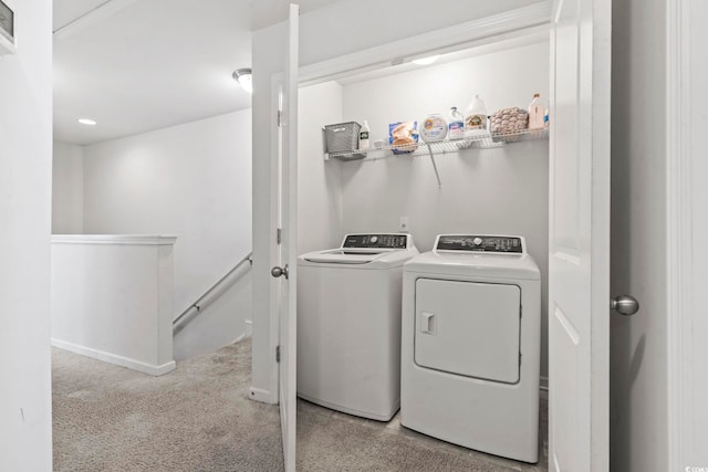 1117 Fairway Ln Unit 1117, Conway, SC 29526 - laundry area featuring independent washer and dryer and carpet