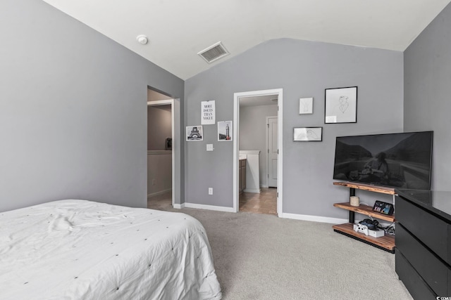 1117 Fairway Ln Unit 1117, Conway, SC 29526 - bedroom featuring vaulted ceiling and carpet flooring