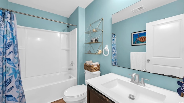 1201 Midtown Village Dr, Conway, SC 29526 - full bathroom featuring vanity and shower / bath combo with shower curtain