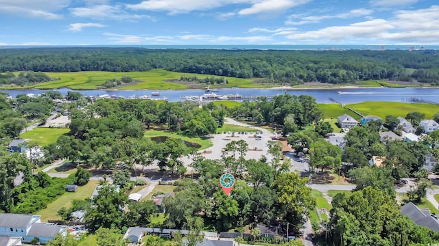 1553 Watson Ave, Little River, SC 29566 - bird's eye view of a heavily wooded area and a nearby body of water