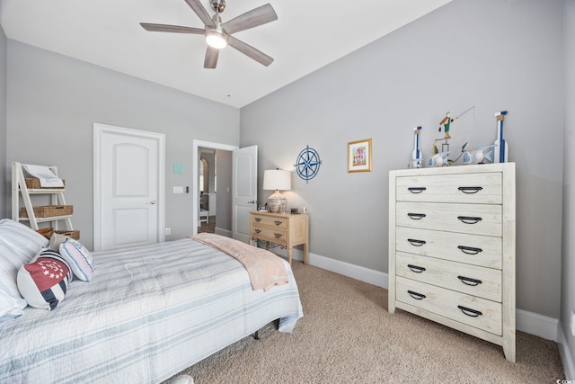 265 Venice Way Unit 1-404, Myrtle Beach, SC 29577 - bedroom featuring light carpet and a ceiling fan