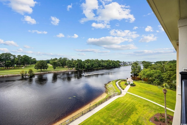 265 Venice Way Unit 1-404, Myrtle Beach, SC 29577 - water view featuring a tree filled landscape