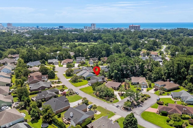 1415 Fox Hollow Way N, Myrtle Beach, SC 29582 - aerial view of residential area featuring a nearby body of water