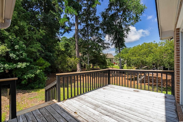 1415 Fox Hollow Way N, Myrtle Beach, SC 29582 - view of wooden terrace