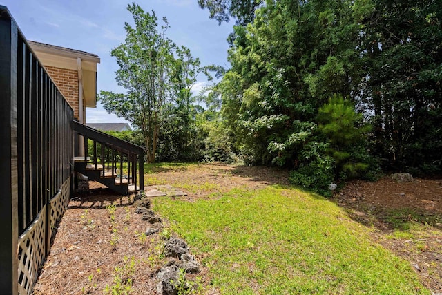 1415 Fox Hollow Way N, Myrtle Beach, SC 29582 - view of green lawn with stairway