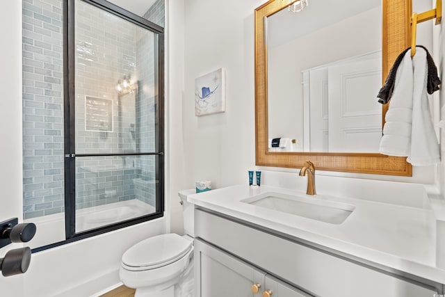 304 29th Ave N, North Myrtle Beach, SC 29582 - full bathroom with vanity and enclosed tub / shower combo