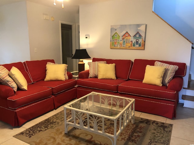 910 Perrin Dr, North Myrtle Beach, SC 29582 - living room featuring tile patterned floors