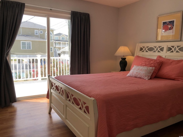 910 Perrin Dr, North Myrtle Beach, SC 29582 - bedroom with light wood-style floors