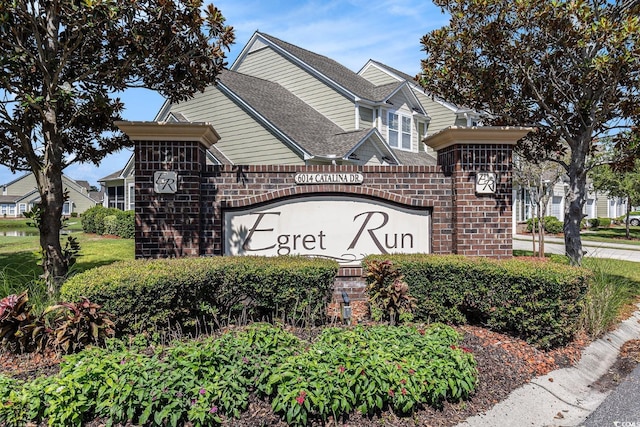 6014 Catalina Dr Unit 413, North Myrtle Beach, SC 29582 - community sign with an attached garage