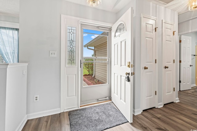603 Bucks Trl, Longs, SC 29568 - foyer entrance featuring wood finished floors and baseboards