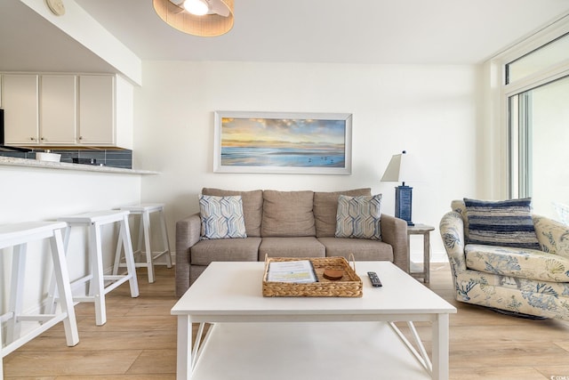 2701 S Ocean Blvd Unit 1908, North Myrtle Beach, SC 29582 - living area featuring light wood-style flooring
