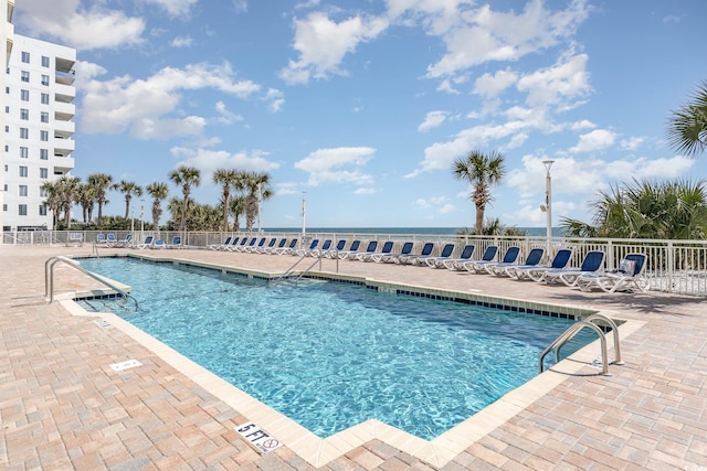2701 S Ocean Blvd Unit 1908, North Myrtle Beach, SC 29582 - community pool with a patio area