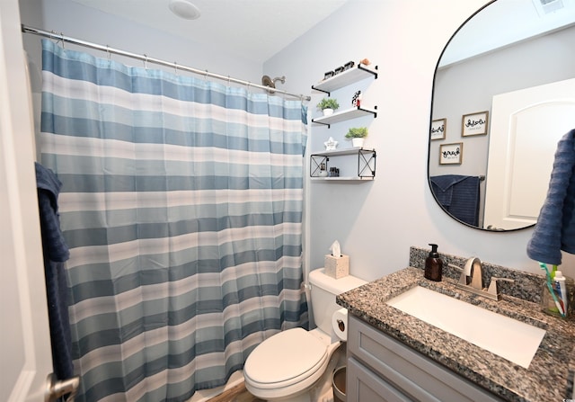 1300 Floyd Page Rd, Galivants Ferry, SC 29544 - bathroom with vanity and a shower with curtain
