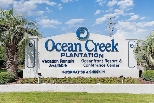 415 Ocean Creek Dr Unit 2208, Myrtle Beach, SC 29572 - view of community sign