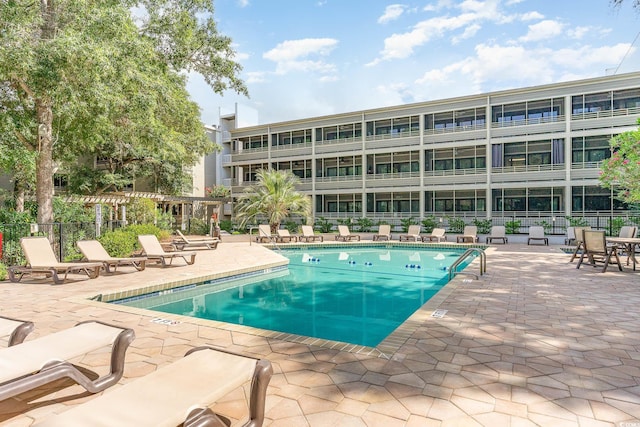 415 Ocean Creek Dr Unit 2208, Myrtle Beach, SC 29572 - community pool with a patio