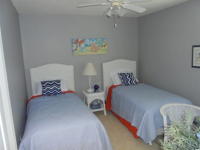 1004 Edge Dr, North Myrtle Beach, SC 29582 - bedroom featuring carpet floors and ceiling fan