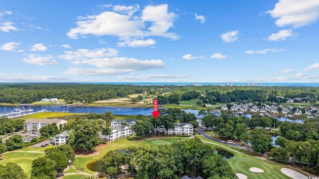 4430 Turtle Ln Unit 2-C, Little River, SC 29566 - aerial view of property and surrounding area featuring apartment complex / building and a golf course