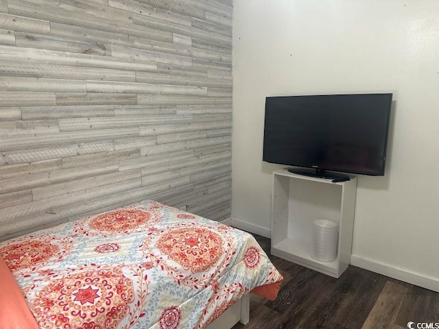 214 Rum Bluff Blvd, Longs, SC 29568 - bedroom featuring baseboards and dark wood-style flooring