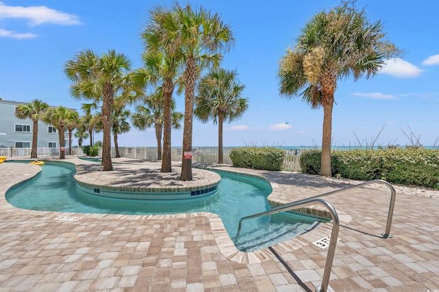 1903 S Ocean Blvd Unit 809, North Myrtle Beach, SC 29582 - community pool with a patio area