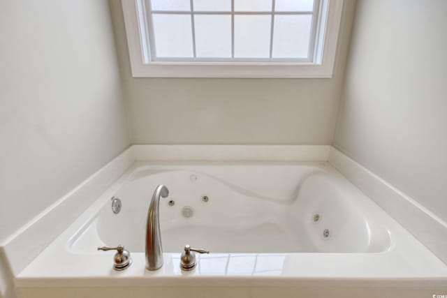 2025 Sawyer St, Conway, SC 29527 - full bathroom with a jetted tub and healthy amount of natural light