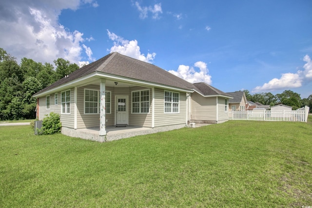 2025 Sawyer St, Conway, SC 29527 - rear view of house featuring a patio area and roof with shingles