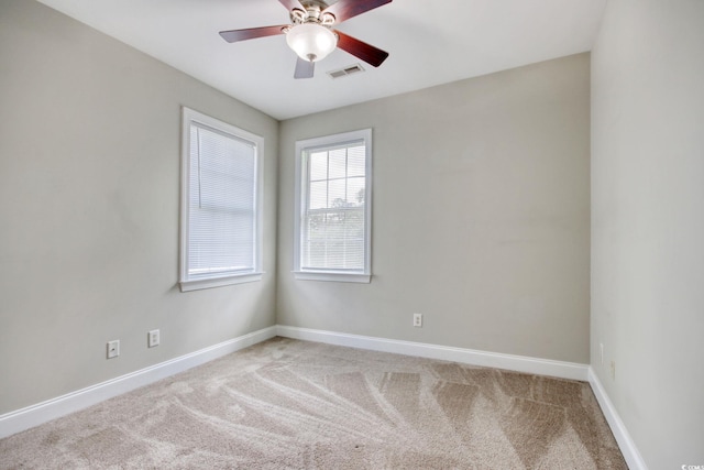 2025 Sawyer St, Conway, SC 29527 - empty room with light carpet and a ceiling fan
