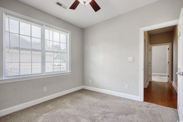 2025 Sawyer St, Conway, SC 29527 - carpeted empty room with ceiling fan and baseboards