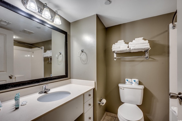 107 S Ocean Blvd Unit 1202, Myrtle Beach, SC 29577 - full bath featuring vanity, tile patterned flooring, and a shower
