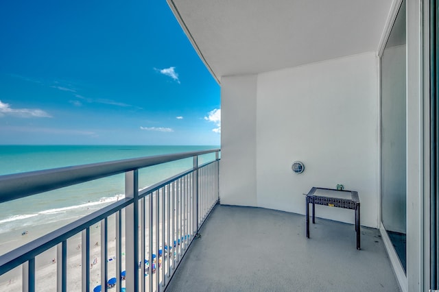 107 S Ocean Blvd Unit 1202, Myrtle Beach, SC 29577 - balcony with view of water and beach