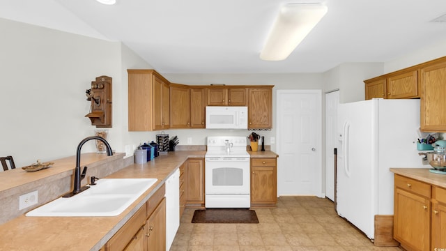 1001 Bonita Loop, Myrtle Beach, SC 29588 - kitchen featuring white appliances and light countertops