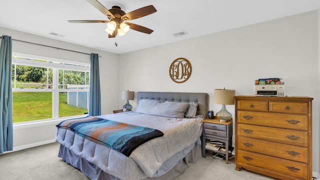 1001 Bonita Loop, Myrtle Beach, SC 29588 - bedroom featuring light carpet and ceiling fan