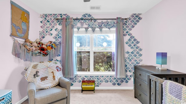1001 Bonita Loop, Myrtle Beach, SC 29588 - living area with light carpet and baseboards