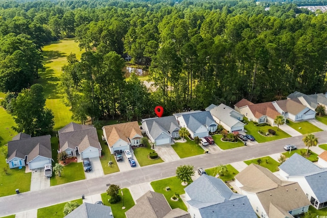 6506 Royal Pine Dr, Myrtle Beach, SC 29588 - aerial perspective of suburban area featuring a forest