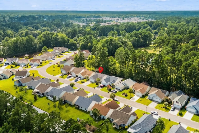6506 Royal Pine Dr, Myrtle Beach, SC 29588 - aerial perspective of suburban area featuring a forest