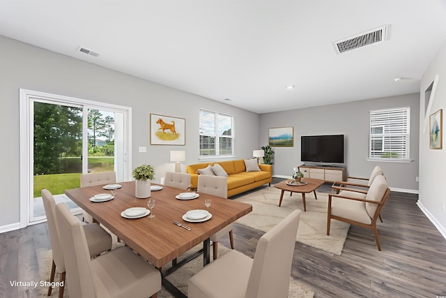 131 Marauder Dr, Longs, SC 29568 - dining room with healthy amount of natural light and dark wood-style floors