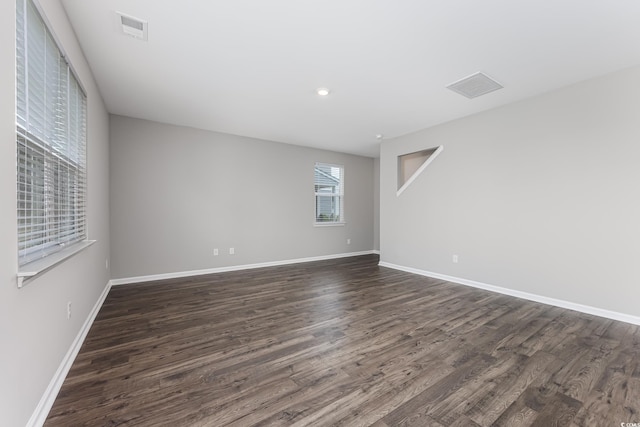 131 Marauder Dr, Longs, SC 29568 - spare room with dark wood-style floors and recessed lighting