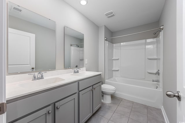 131 Marauder Dr, Longs, SC 29568 - full bathroom with double vanity, tile patterned flooring, and shower / bath combination