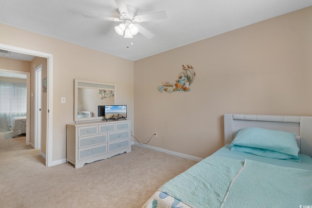 1011 Hunter Ave Unit 1, North Myrtle Beach, SC 29582 - bedroom featuring carpet floors and ceiling fan