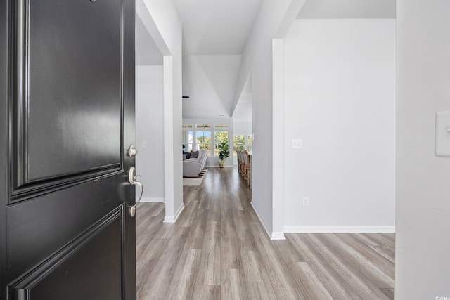 5540 Whitebark Dr, Myrtle Beach, SC 29577 - entrance foyer with light wood-style floors