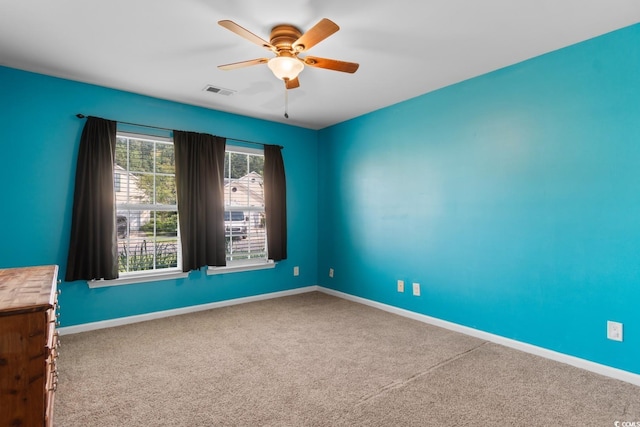 632 Kindred Dr, Myrtle Beach, SC 29588 - carpeted empty room with ceiling fan and baseboards