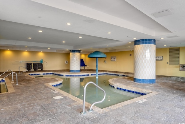 603 S Ocean Blvd Unit 1109, North Myrtle Beach, SC 29582 - indoor community pool featuring a jacuzzi