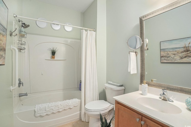 6253 Catalina Dr Unit 1113, North Myrtle Beach, SC 29582 - full bath with shower / bath combo with shower curtain, vanity, and tile patterned floors