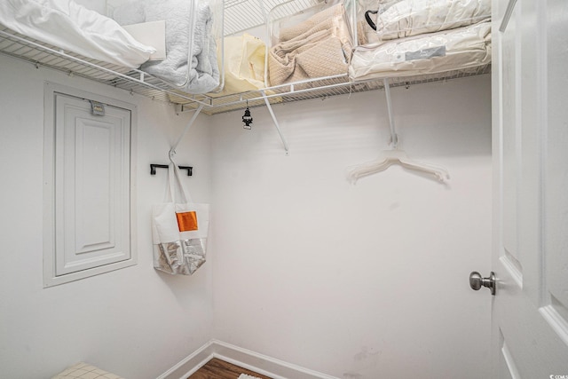 6253 Catalina Dr Unit 1113, North Myrtle Beach, SC 29582 - spacious closet with wood finished floors
